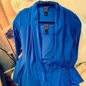 Clara Sun Woo Drape Tunic Cardigan and She’ll Set